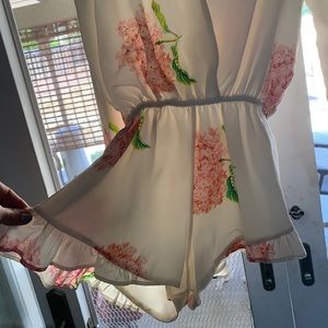 Stone Cold Fox Silk Romper Size 1 Made in USA